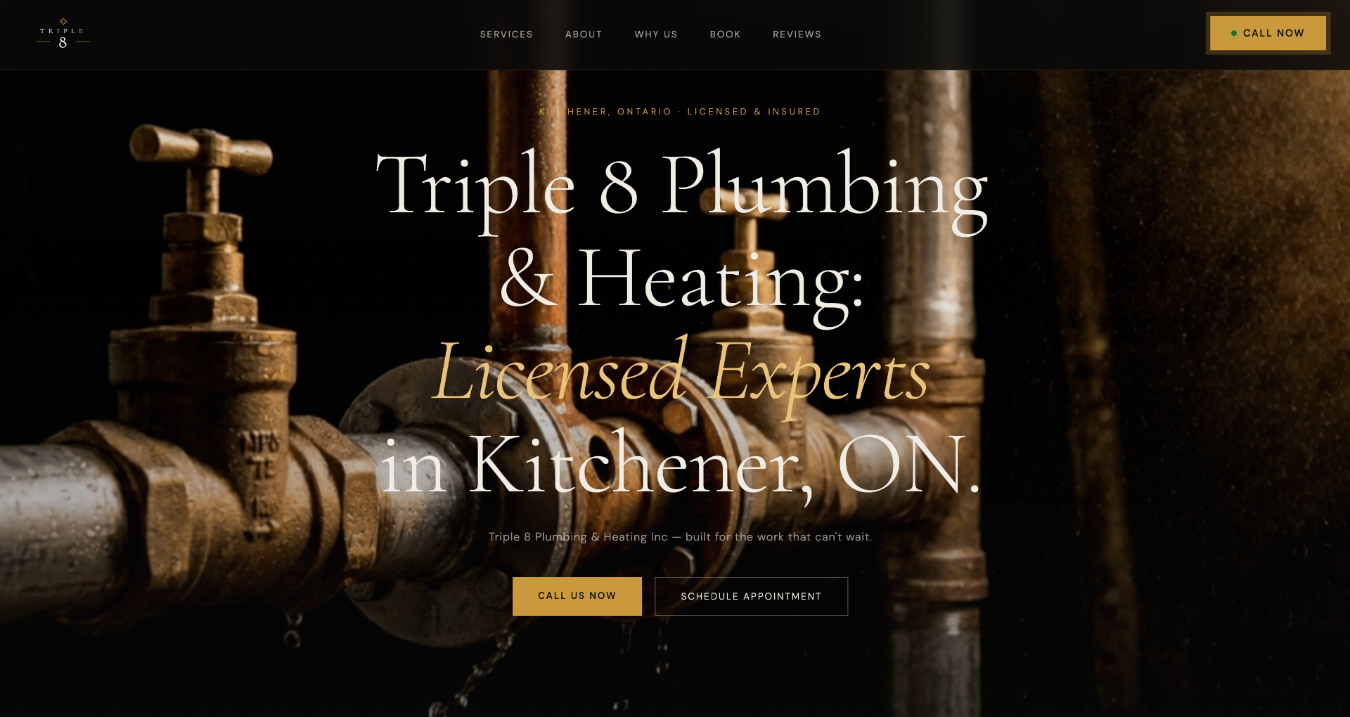 Triple 8 Plumbing — Luxury Trades